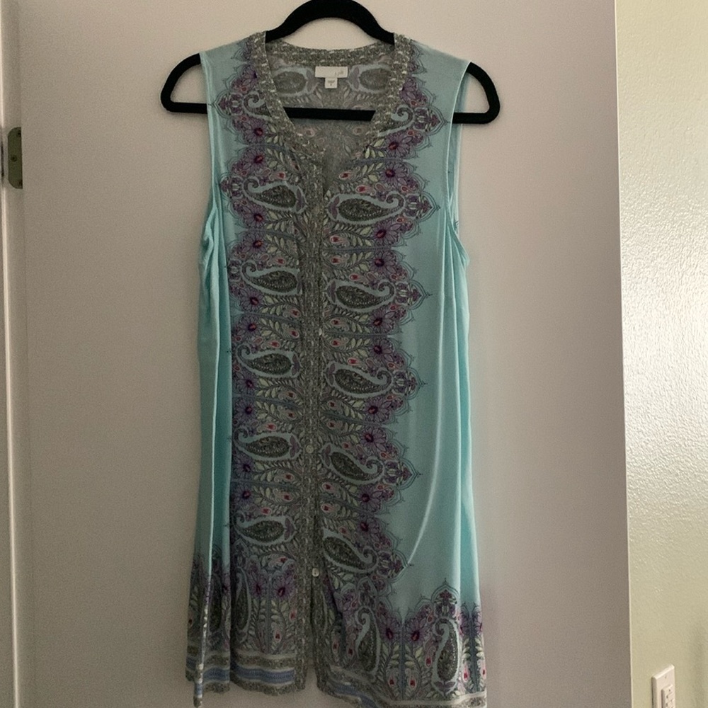 NWOT J.Jill Sleeveless Tunic